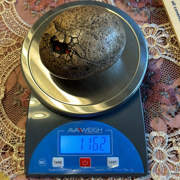 Windstone Editions Dragon Hatchling Egg with Red Dragon Eyes 👀 1994 Pena Vintage - Picture 9 of 13